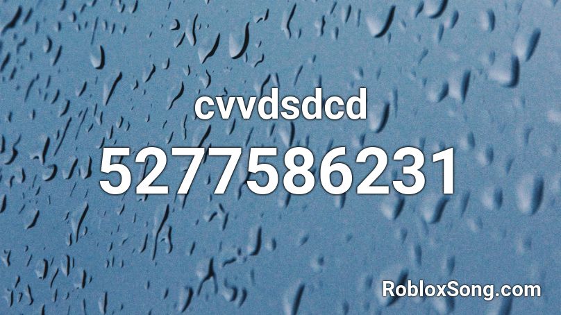 cvvdsdcd Roblox ID