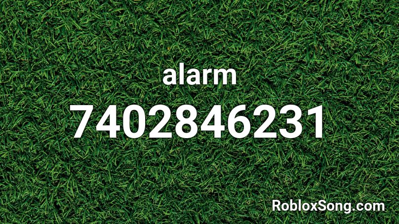 alarm Roblox ID