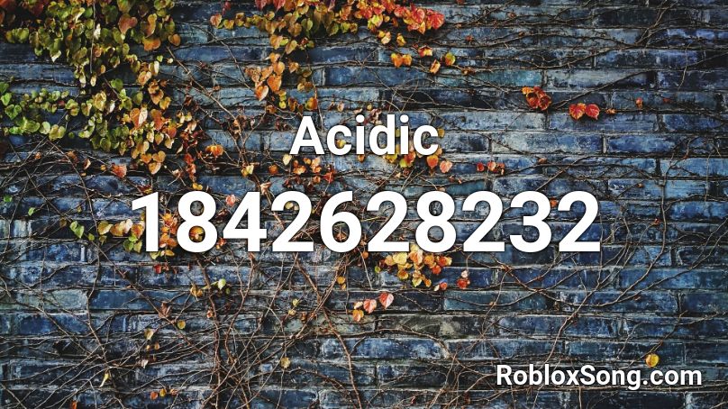Acidic Roblox ID