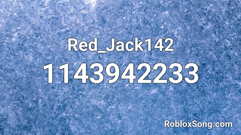 Red_Jack142 Roblox ID