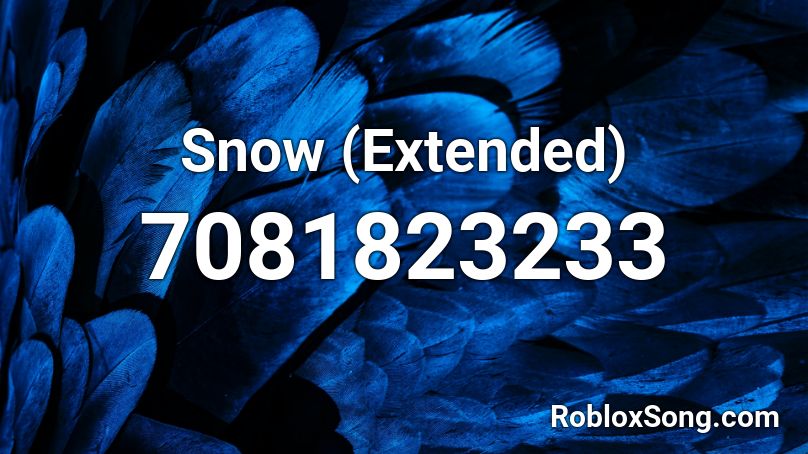 Snow (Extended) |Lofi Music| Roblox ID