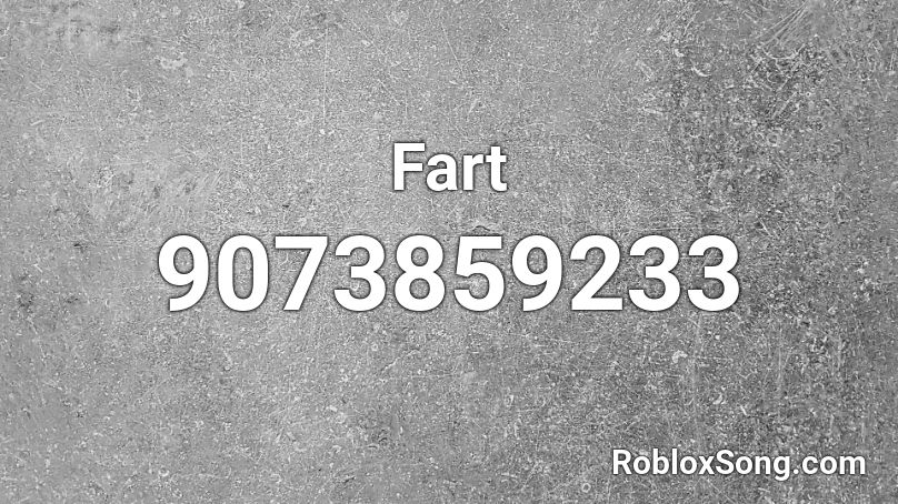 Fart Roblox ID