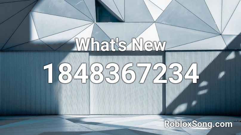 What's New Roblox ID