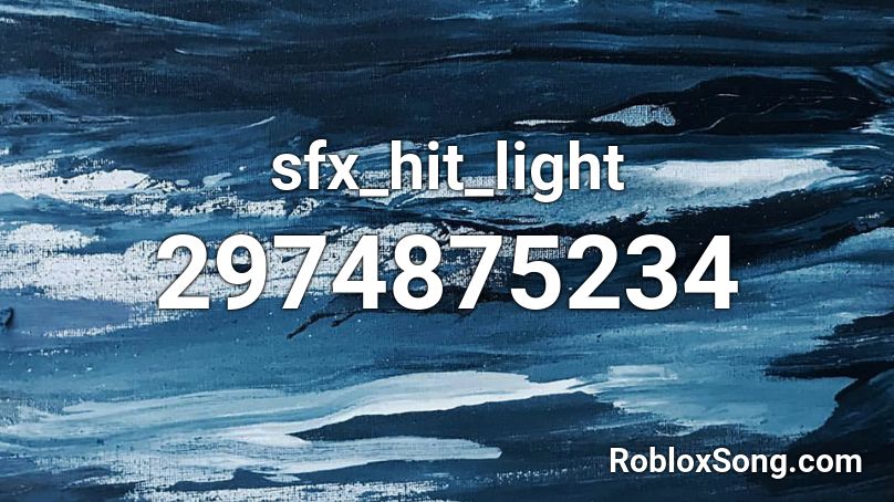 sfx_hit_light Roblox ID