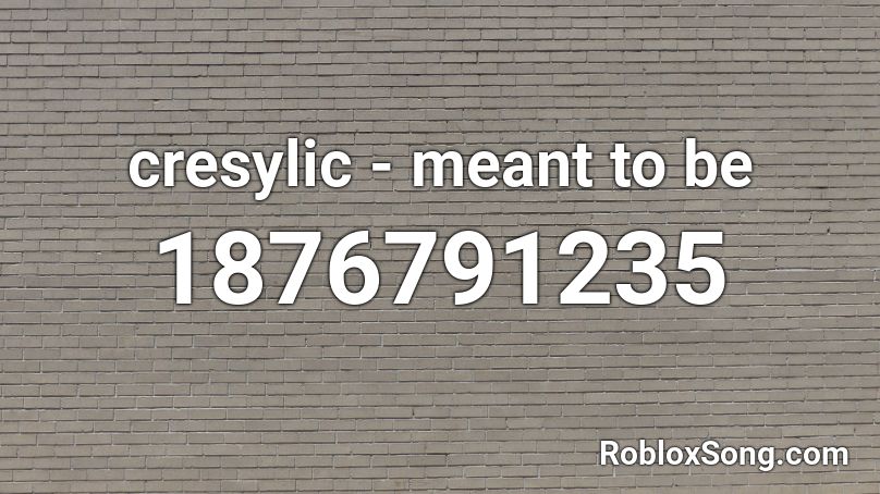 cresylic - meant to be Roblox ID