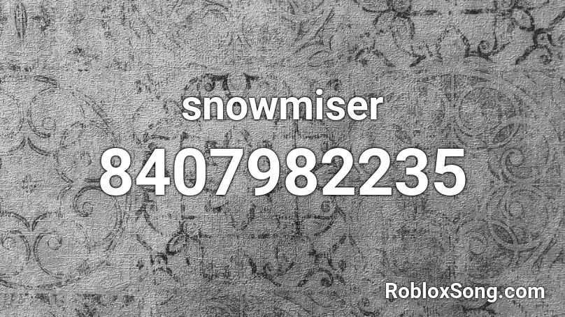 snowmiser Roblox ID