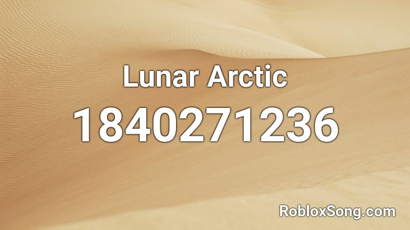 Lunar Arctic Roblox ID