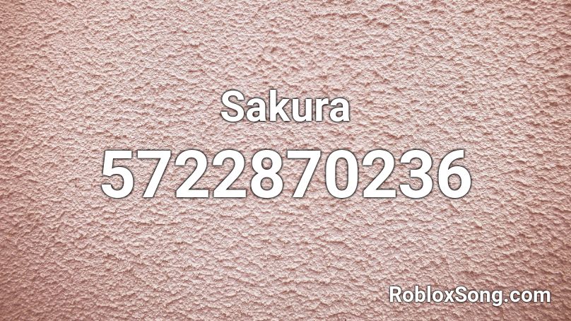 Sakura Roblox ID