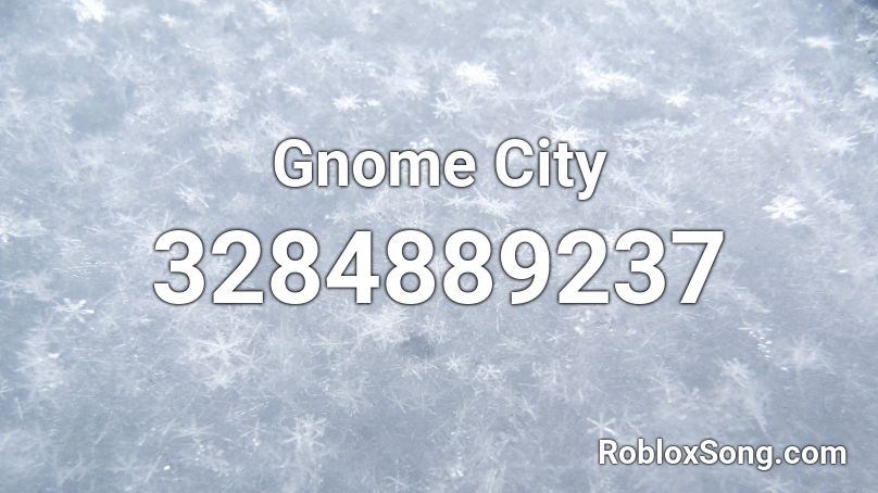 Gnome City Roblox ID