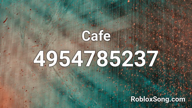 Cafe Roblox ID