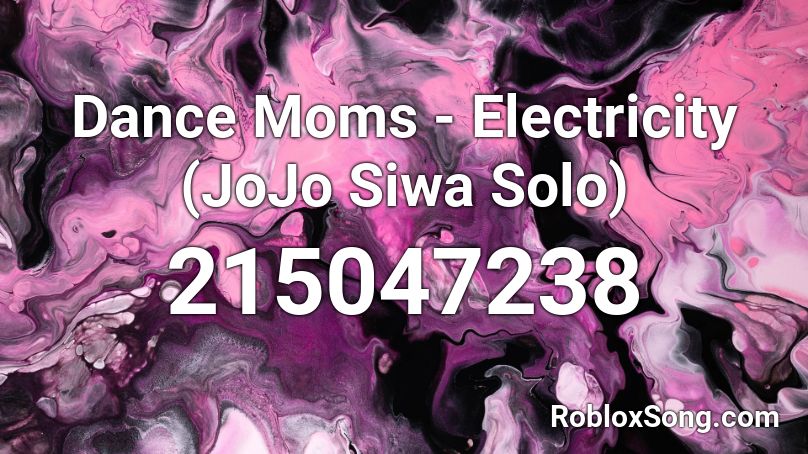 Dance Moms Electricity Jojo Siwa Solo Roblox Id Roblox Music Codes - solo roblox code