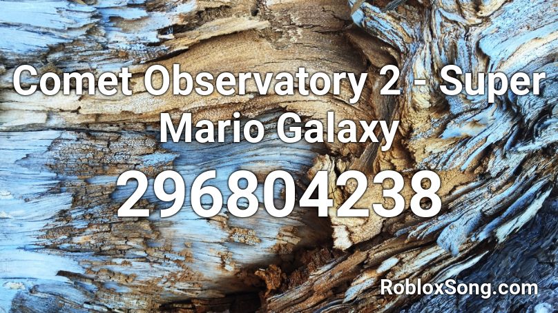 Comet Observatory 2 - Super Mario Galaxy Roblox ID