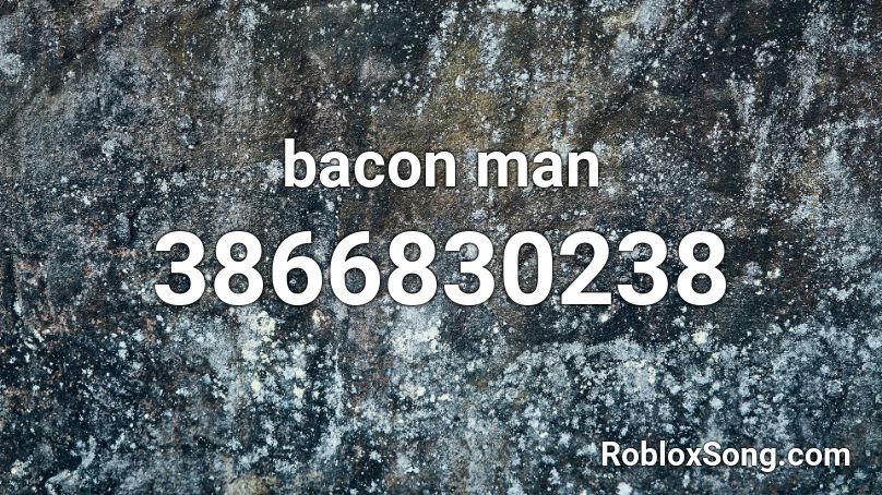 bacon man Roblox ID