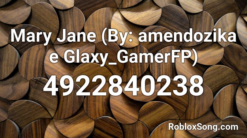 Mary Jane (By: amendozika e Glaxy_GamerFP) Roblox ID