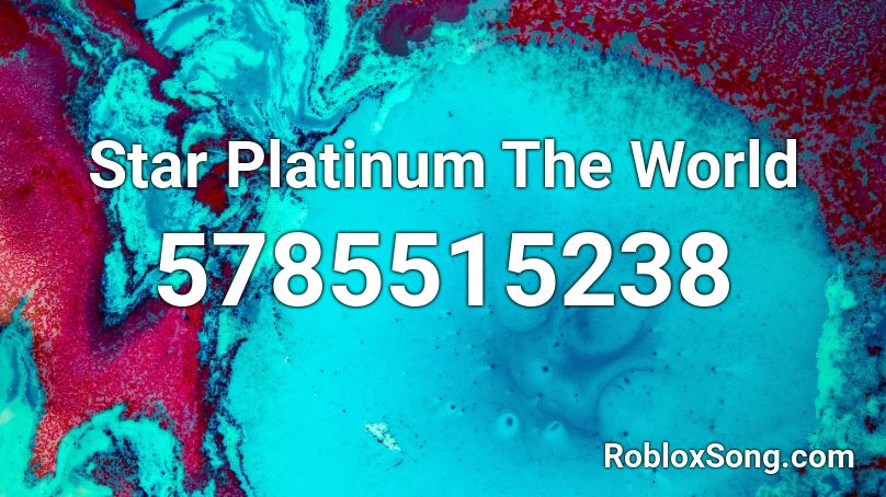 Star Platinum The World Roblox Id Roblox Music Codes - star platinum za warudo roblox id loud