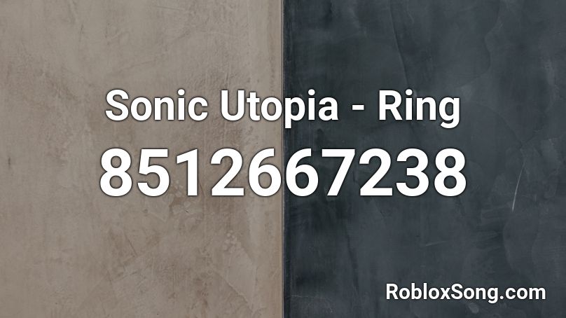Sonic Utopia - Ring Roblox ID