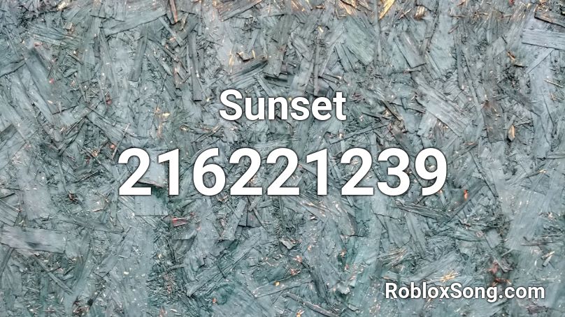 Sunset Roblox ID