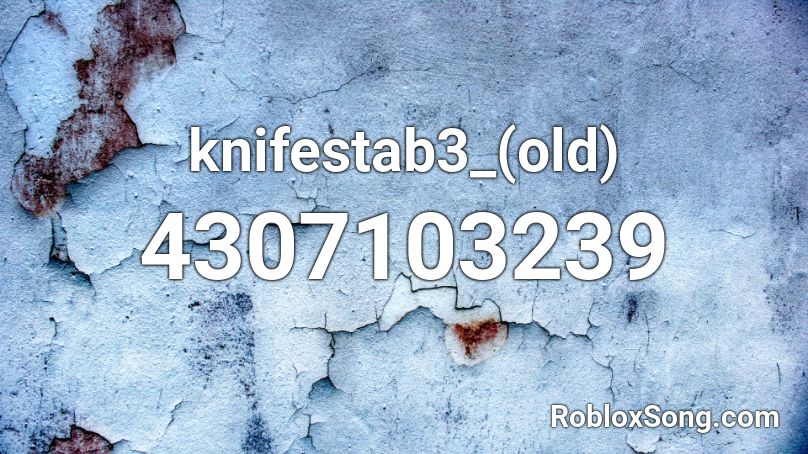 knifestab3_(old) Roblox ID