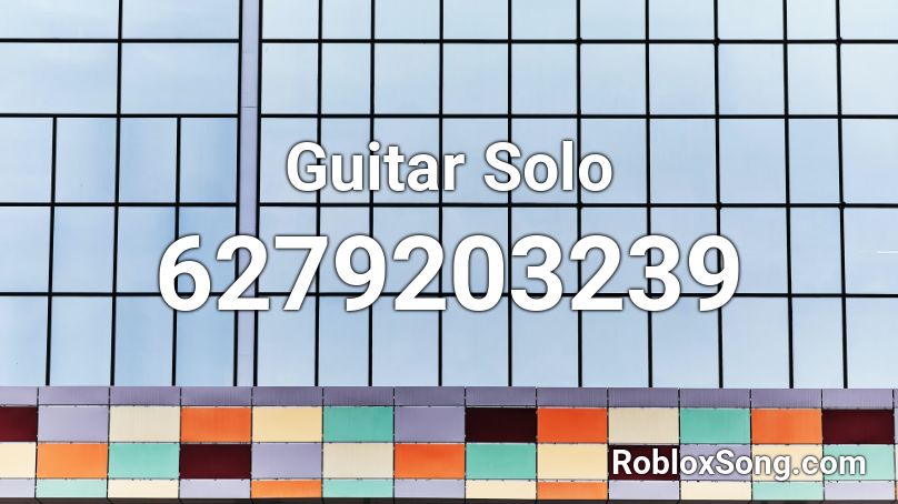 Guitar Solo Roblox ID