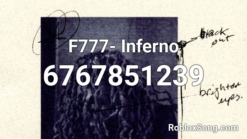 F777- Inferno Roblox ID