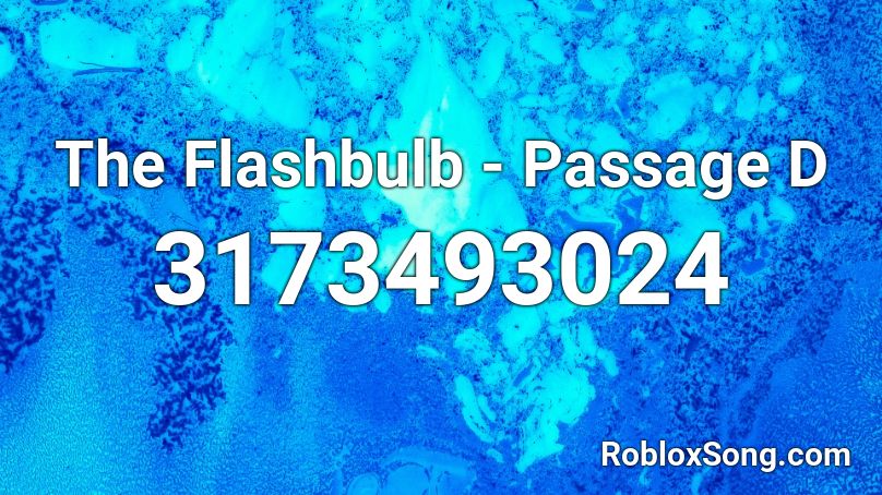 The Flashbulb - Passage D Roblox ID