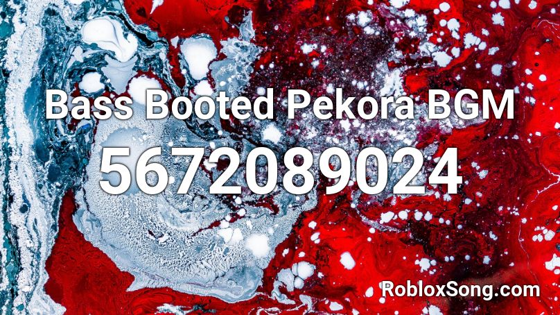Bass Booted Pekora BGM Roblox ID