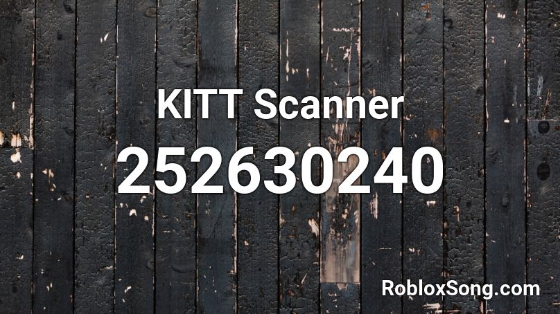 KITT Scanner Roblox ID