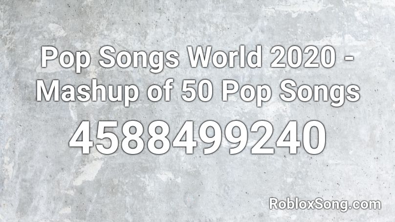 Roblox Pop Song Ids