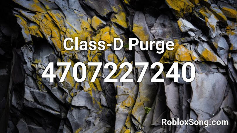 Class-D Purge Roblox ID