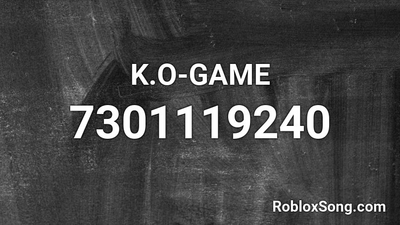 K.O-GAME Roblox ID