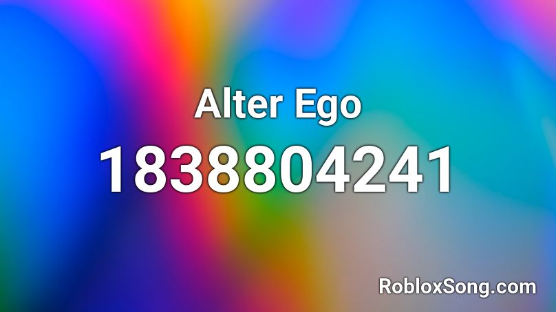 Alter Ego Roblox ID