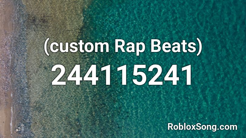 (custom Rap Beats) Roblox ID