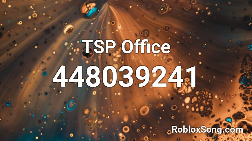 TSP Office Roblox ID