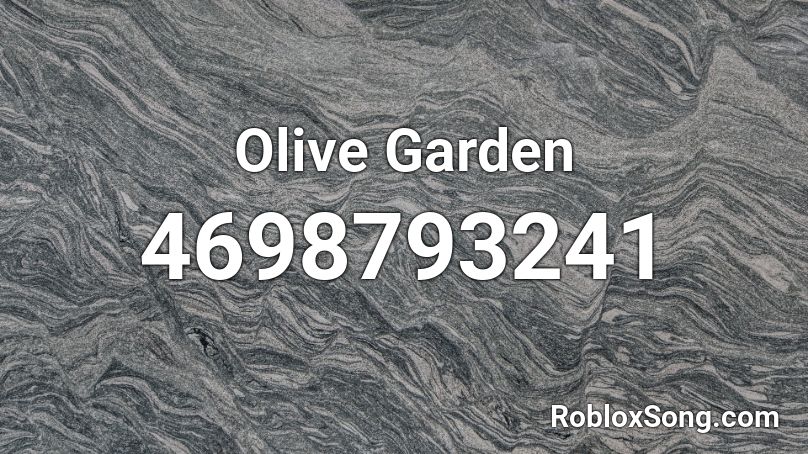 Olive Garden Roblox ID