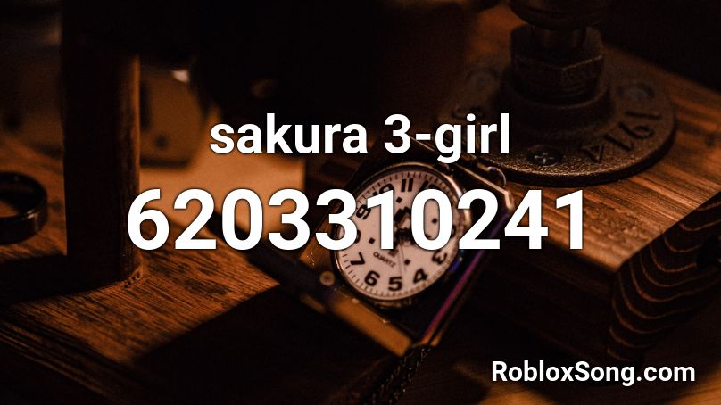 sakura 3-girl Roblox ID