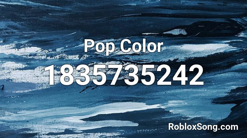 Pop Color Roblox ID