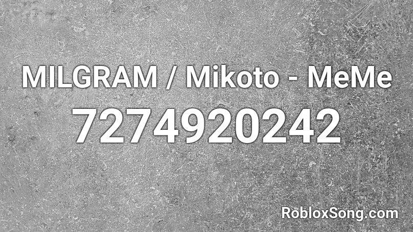 : Roblox ID