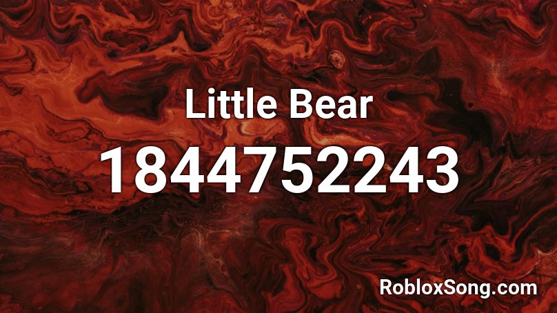 Little Bear Roblox ID