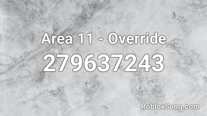 Area 11 - Override Roblox ID