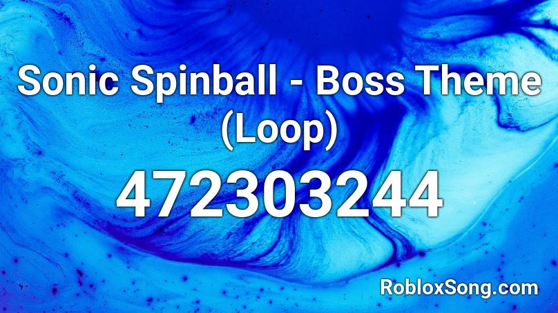 Sonic Spinball - Boss Theme (Loop) Roblox ID