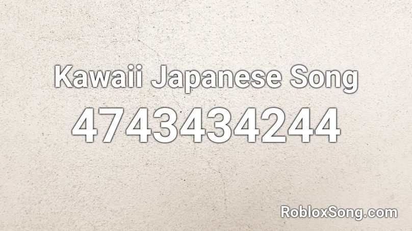 awesome asian song id code for roblox