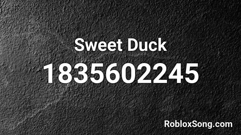 Sweet Duck Roblox ID