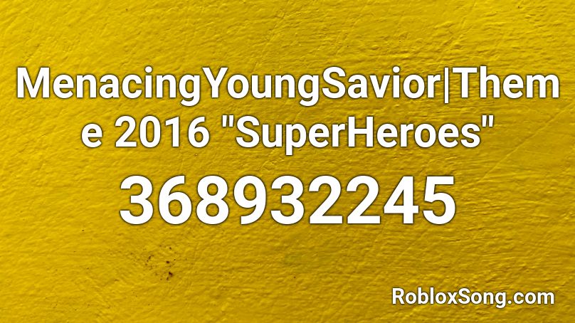 MenacingYoungSavior|Theme 2016 