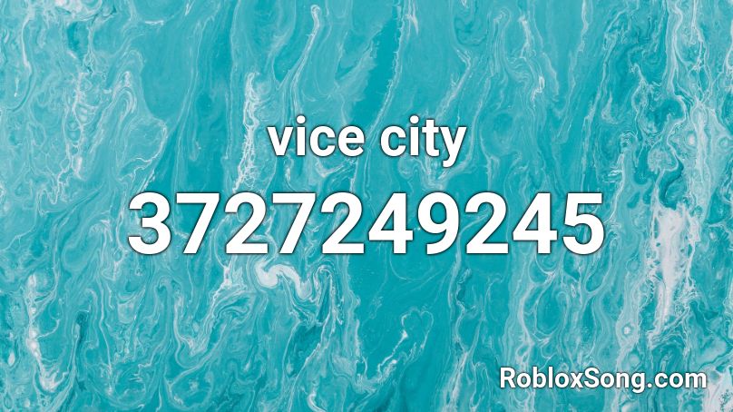 vice city Roblox ID
