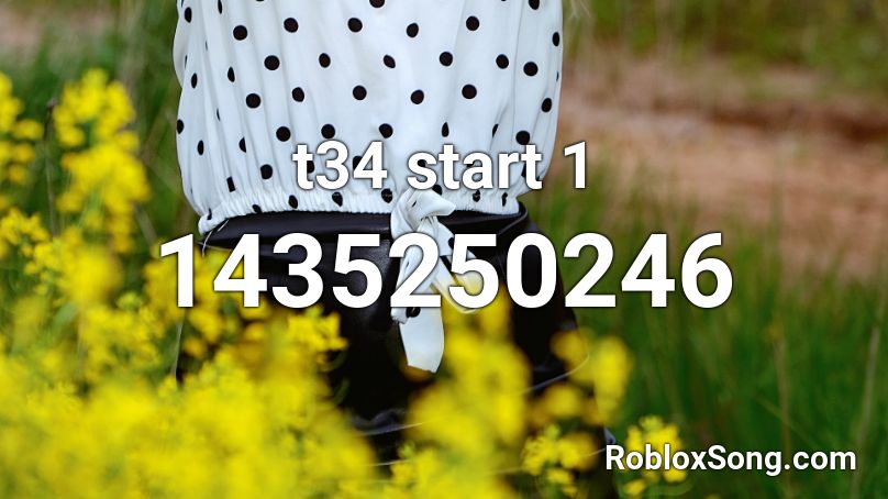 t34 start 1 Roblox ID