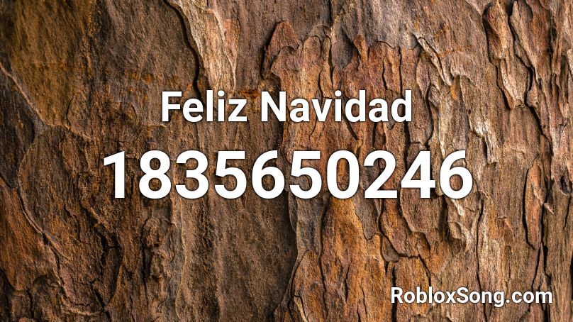 Feliz Navidad Roblox ID