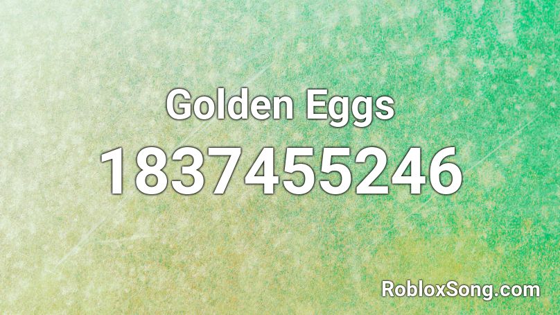 Golden Eggs Roblox ID