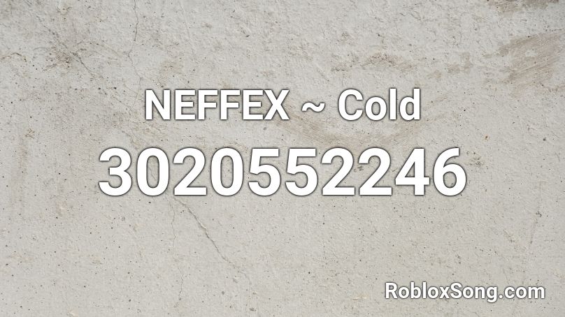 cold roblox id