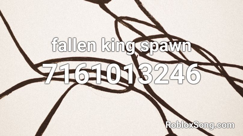 fallen king spawn Roblox ID