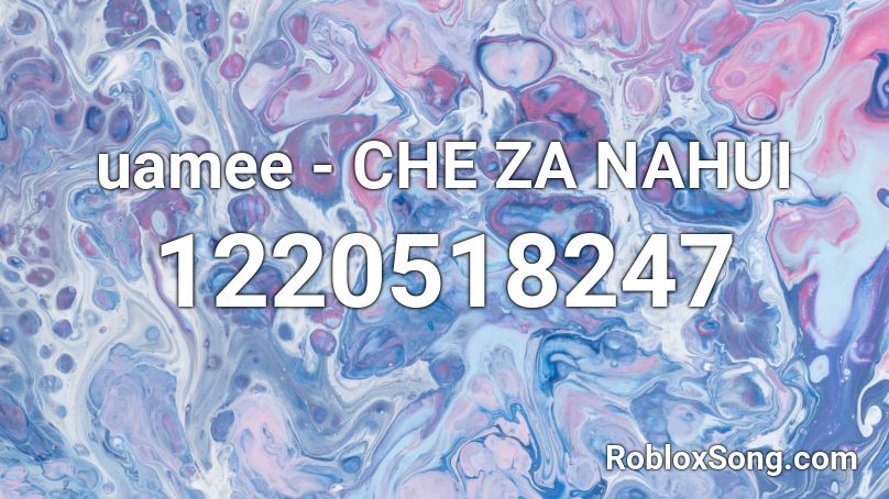 uamee - CHE ZA NAHUI Roblox ID